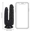 RealRock - Realistyczne podwójne dildo 15,2 cm RealRock by Shots
