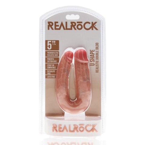 RealRock - Zawinięte realistyczne dildo - podwójne 12,7 cm RealRock by Shots RealRock - Zawinięte realistyczne dildo - podwójne 12,7 cm RealRock by Shots