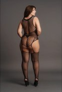 La desir - Bodystocking z siateczki - góra kabaretka Plus Size Le Désir by Shots