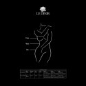 La desir - Bodystocking z siateczki - góra kabaretka Plus Size Le Désir by Shots