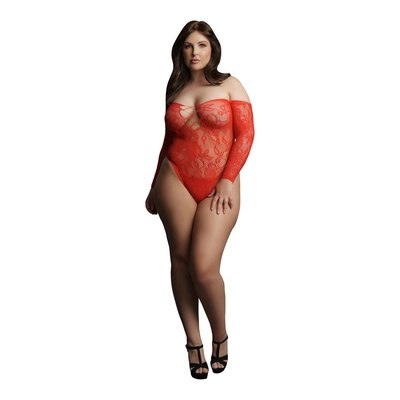 Le desir - Body ze stringami z otwartym kroczem Plus Size Le Désir by Shots Le desir - Body ze stringami z otwartym kroczem Plus Size Le Désir by Shots