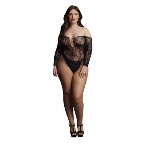 Le desir - Body ze stringami z otwartym kroczem Plus Size Le Désir by Shots Le desir - Body ze stringami z otwartym kroczem Plus Size Le Désir by Shots