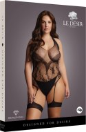 Le desir - Bodystocking z ozdobnymi kryształami Plus Size Le Désir by Shots