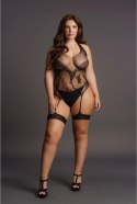Le desir - Bodystocking z ozdobnymi kryształami Plus Size Le Désir by Shots