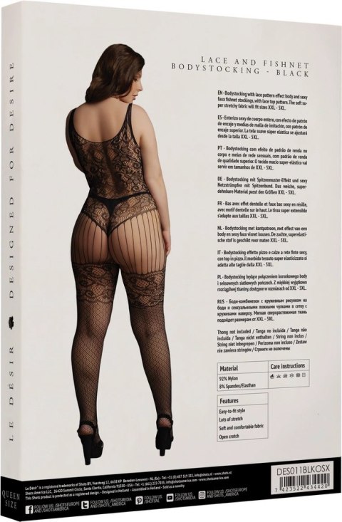 Le desir - Koronkowe bodystocking Plus Size Le Désir by Shots Le desir - Koronkowe bodystocking Plus Size Le Désir by Shots