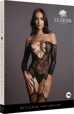 Le desir - Koronkowe bodystocking z dużym dekoltem S-L Le Désir by Shots