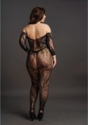 Le desir - Koronkowe bodystocking z otwartym kroczem Plus Size Le Désir by Shots