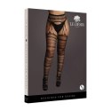 Le desir - Rajstopy do pończoch Striped Plus Size Le Désir by Shots