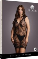 Le desir - Sukienka mini z wysokim dekoltem Plus Size Le Désir by Shots