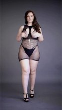 Le desir - Sukienka z wysokim dekoltem Plus Size Le Désir by Shots