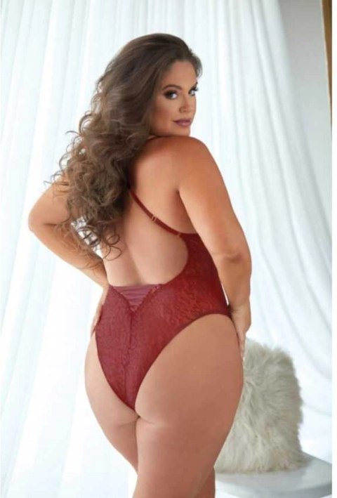 Body w panterkę z koronkowymi detalami - 1X2X Allure Allure Body w panterkę z koronkowymi detalami - 1X2X Allure Allure