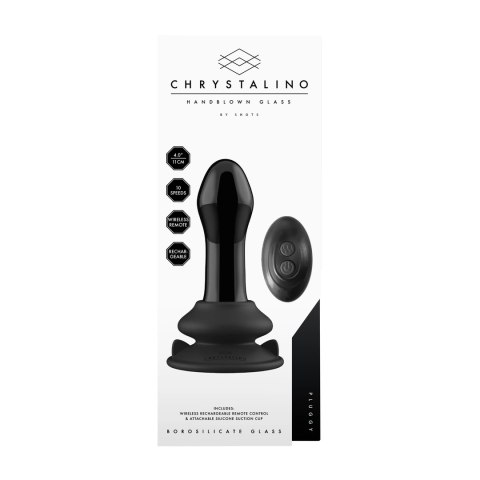 Christalino by shots - Szklany wibrator z przyssawką Chrystalino by Shots Christalino by shots - Szklany wibrator z przyssawką Chrystalino by Shots