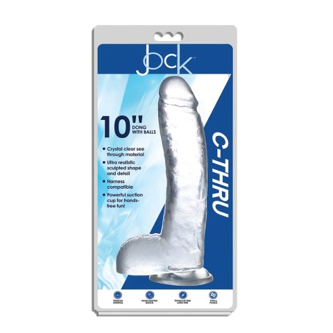 Curve Toys - Dildo z jądrami - 25,5 cm Curve Toys Curve Toys - Dildo z jądrami - 25,5 cm Curve Toys