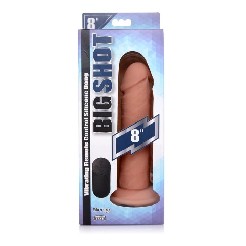 Curve Toys - Wibrujace dildo - silikonowe z pilotem zdalnego sterowania - 20,5 cm Curve Toys Curve Toys - Wibrujace dildo - silikonowe z pilotem zdalnego sterowania - 20,5 cm Curve Toys