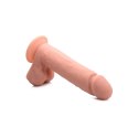 Curve Toys - Wibrujace dildo z jądrami - silikonowe z pilotem zdalnego sterowania - 23 cm Curve Toys