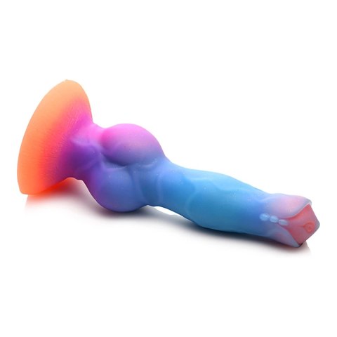 XR Brands - Silikonowe dildo świecące w ciemności - Kosmiczny XR Brands XR Brands - Silikonowe dildo świecące w ciemności - Kosmiczny XR Brands