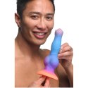 XR Brands - Silikonowe dildo świecące w ciemności - Kosmiczny XR Brands