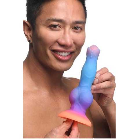 XR Brands - Silikonowe dildo świecące w ciemności - Kosmiczny XR Brands XR Brands - Silikonowe dildo świecące w ciemności - Kosmiczny XR Brands
