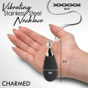 XR Brands - Silikonowe dildo wibrujące na łańcuszku XR Brands