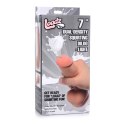 XR Brands - Dildo tryskajace o podwójnej gęstości - 18 cm XR Brands