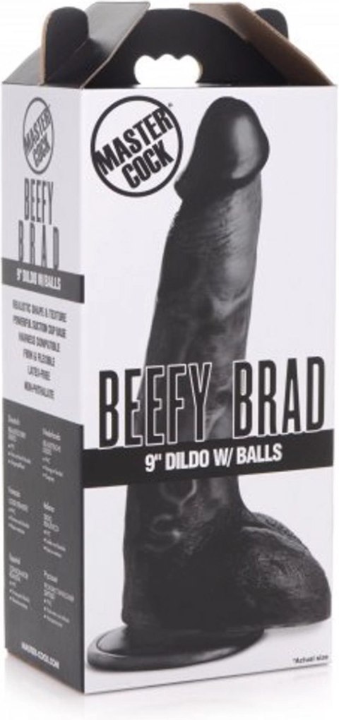 XR Brands - Dildo z jądrami Beefy 23 cm XR Brands XR Brands - Dildo z jądrami Beefy 23 cm XR Brands