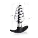 XR Brands - Korek analny, silikonowy z metalowym stożkiem XR Brands