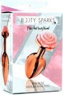 XR Brands - Korek analny - wykończony różą - średni XR Brands