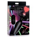 XR Brands - Korek analny z pilotem do zdalnego sterowania -duży- laser serce XR Brands