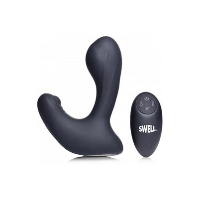 XR Brands - Nadmuchiwana i stukająca wibracja prostaty z pilotem zdalnego sterowania XR Brands XR Brands - Nadmuchiwana i stukająca wibracja prostaty z pilotem zdalnego sterowania XR Brands