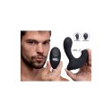 XR Brands - Nadmuchiwana i stukająca wibracja prostaty z pilotem zdalnego sterowania XR Brands