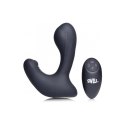 XR Brands - Nadmuchiwana i stukająca wibracja prostaty z pilotem zdalnego sterowania XR Brands