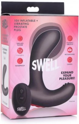 XR Brands - Nadmuchiwany, wibrujący silikonowy korek prostaty XR Brands