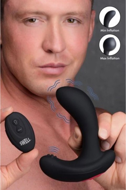 XR Brands - Nadmuchiwany, wibrujący silikonowy korek prostaty XR Brands XR Brands - Nadmuchiwany, wibrujący silikonowy korek prostaty XR Brands