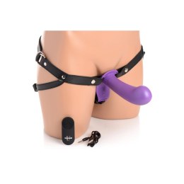XR Brands - Podwójne Dildo z Uprzężą i Pilotem XR Brands