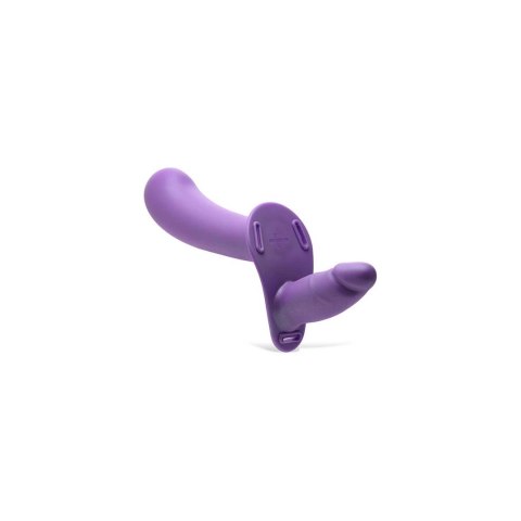 XR Brands - Podwójne Dildo z Uprzężą i Pilotem XR Brands XR Brands - Podwójne Dildo z Uprzężą i Pilotem XR Brands
