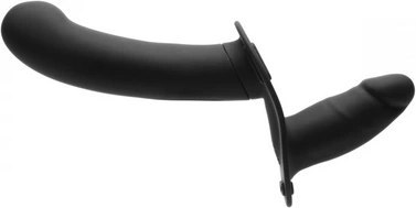 XR Brands - Podwójne Dildo z Uprzężą i Pilotem XR Brands XR Brands - Podwójne Dildo z Uprzężą i Pilotem XR Brands