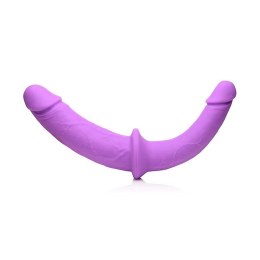 XR Brands - Podwójne dildo, silikonowe z uprzężą XR Brands
