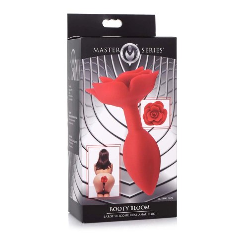 XR Brands - Silikonowy korek analny Rose - RÓŻA XR Brands XR Brands - Silikonowy korek analny Rose - RÓŻA XR Brands