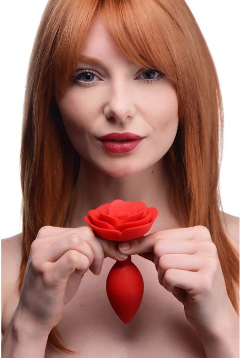 XR Brands - Silikonowy korek analny Rose - RÓŻA XR Brands XR Brands - Silikonowy korek analny Rose - RÓŻA XR Brands