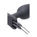 XR Brands - Silikonowy korek analny, elektrostymulacja XR Brands