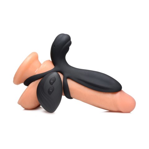XR Brands - Silikonowy wibrujący penis z pilotem XR Brands XR Brands - Silikonowy wibrujący penis z pilotem XR Brands