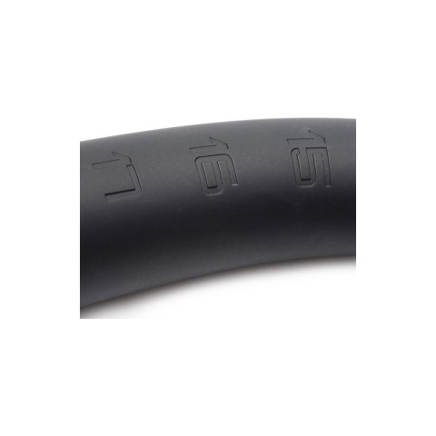 XR Brands - Wąż silikonowy stożkowy ze strukturą - 46 cm XR Brands XR Brands - Wąż silikonowy stożkowy ze strukturą - 46 cm XR Brands