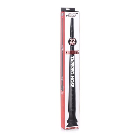 XR Brands - Wąż silikonowy stożkowy ze strukturą - 56 cm XR Brands XR Brands - Wąż silikonowy stożkowy ze strukturą - 56 cm XR Brands