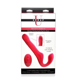 XR Brands - Wibrujące dildo do założenia na pasek z pilotem XR Brands