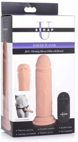 XR Brands - Wibrujące dildo z pilotem zdalnego sterowania XR Brands