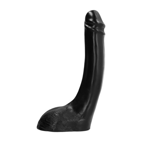 All Black - Dildo, lekko uchylone 32 cm All Black