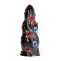 All Black - Korek analny, falisty 23 cm All Black