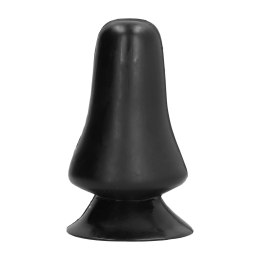 All Black - Korek analny, gładki 12 cm All Black