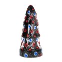 All Black - korek analny, piramidki, 40 cm All Black
