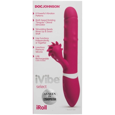 Doc Johnson - Wibrator króliczek iRoll Doc Johnson Doc Johnson - Wibrator króliczek iRoll Doc Johnson